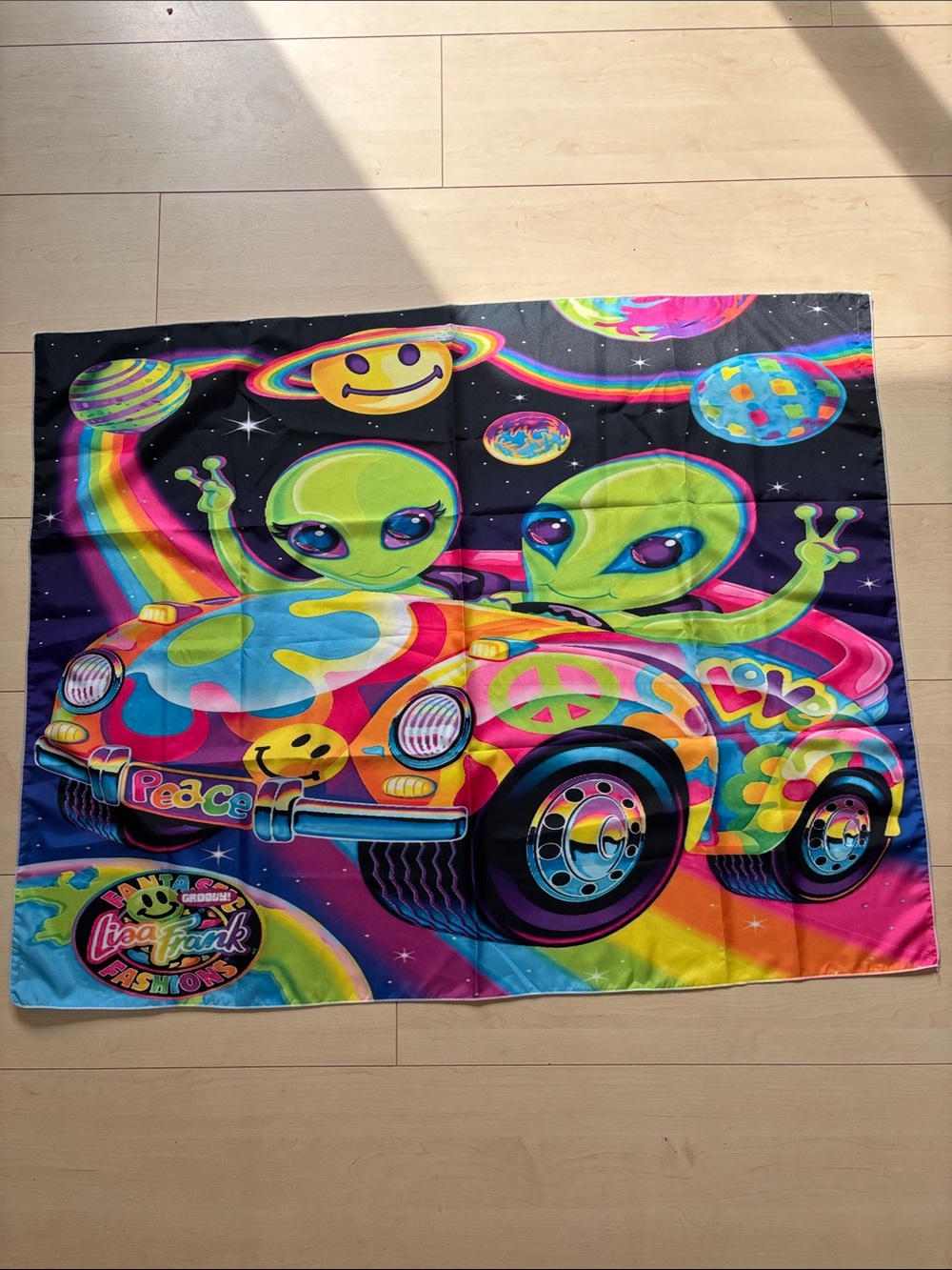 Y2K Lisa Frank Zoomer & Zorbit Fantastic Fashions Tapestry